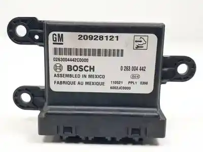 Peça sobressalente para automóvel em segunda mão módulo eletrônico por opel insignia sports tourer a20dth referências oem iam 20928121