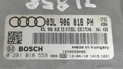 Second-hand car spare part ecu engine control for audi q3 (8u) cfgc oem iam references 0281018559 03l906018ph 