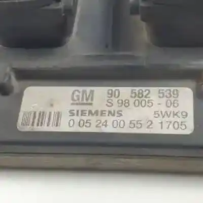Second-hand car spare part ecu engine control for opel zafira a x18xe1 oem iam references 5wk91705 90582539 