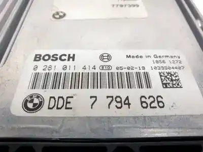 Second-hand car spare part ecu engine control for bmw x5 (e53) m57d30o1.306d2.11007790147 oem iam references 0281011414 7794626 7797399 