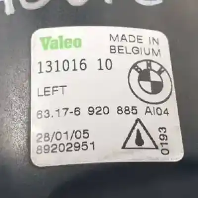 Second-hand car spare part left fog light for bmw x5 (e53) m57d30o1.306d2.11007790147 oem iam references 63176920885 halogeno 89202951 