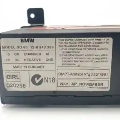 Peça sobressalente para automóvel em segunda mão sistema de áudio / rádio cd por bmw x5 (e53) m57d30o1.306d2.11007790147 referências oem iam 65126913388  