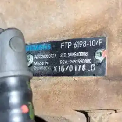 Peça sobressalente para automóvel em segunda mão motor completo por citroen c2 (jm_) 1.6 referências oem iam 8hz  