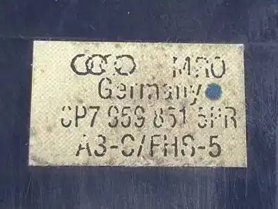 Peça sobressalente para automóvel em segunda mão botão / interruptor elevador vidro dianteiro esquerdo por audi a3 (8p) bls referências oem iam 8p79598515pr  