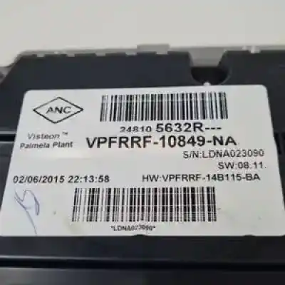 Peça sobressalente para automóvel em segunda mão quadrante por renault captur (j5al) k9k608 referências oem iam 248105632r vpfrrf10849na 