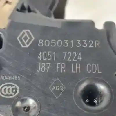 Peça sobressalente para automóvel em segunda mão fechadura da porta dianteira esquerda por renault captur (j5al) k9k608 referências oem iam 805031332r 40517224 