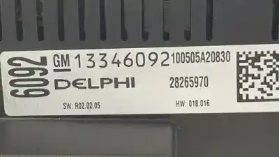 Peça sobressalente para automóvel em segunda mão comando de sofagem (chauffage / ar condicionado)  por opel meriva b a14xer referências oem iam 13346092 28265970 