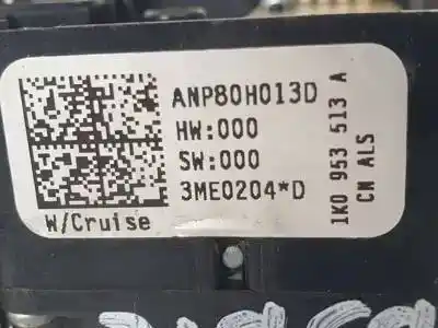 Second-hand car spare part indicator switch for seat leon (1p1) bxe oem iam references 1k0953513a  