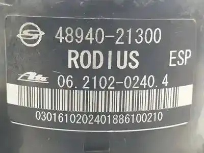 Peça sobressalente para automóvel em segunda mão abs por ssangyong rodius d/d27dt referências oem iam 4894021300 06210202404 06210908523 