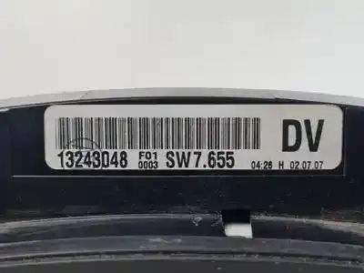Peça sobressalente para automóvel em segunda mão quadrante por opel zafira b z19dth referências oem iam 13243048  