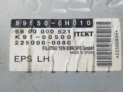 Second-hand car spare part electronic module for peugeot 107 cfa oem iam references 896500h010 6900000521 2250000080 