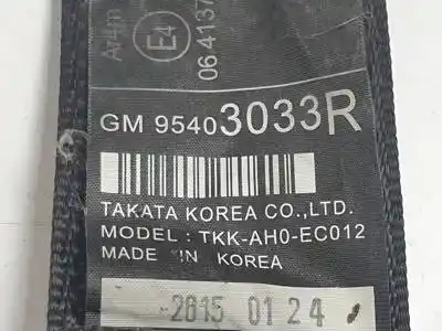 Peça sobressalente para automóvel em segunda mão cinto de segurança traseiro direito por opel mokka (c76) b16dth.lvl referências oem iam 95403033r  