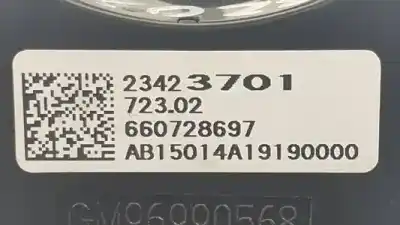 Second-hand car spare part indicator switch for opel mokka (c76) b16dth.lvl oem iam references 23423701 660728697 