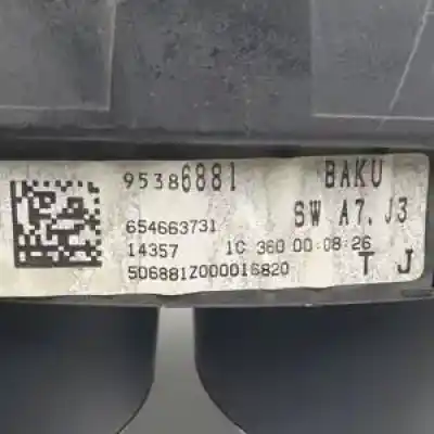 Peça sobressalente para automóvel em segunda mão quadrante por opel mokka (c76) b16dth.lvl referências oem iam 95386881 654663731 