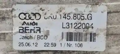 Peça sobressalente para automóvel em segunda mão intercooler por audi a4 berlina (b8) cjca referências oem iam 8k0145805g l3122004 