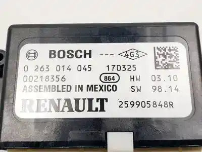 Second-hand car spare part electronic module for renault clio iv h4b408 oem iam references 259905848r 0263014045 