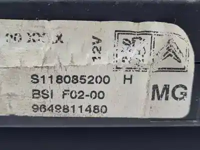 Second-hand car spare part fuse box unit for citroen c3 kfv(tu3jp) oem iam references 9649811480  