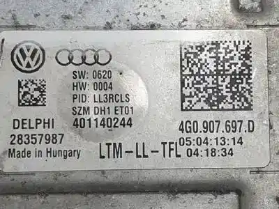 Peça sobressalente para automóvel em segunda mão balastro de xenon por audi q3 (8u) cfgc referências oem iam 4g0907697d 28357987 401140244 