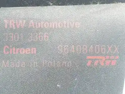 Peça sobressalente para automóvel em segunda mão cinto de segurança dianteiro direito por citroen c3 kfv(tu3jp) referências oem iam 96408406xx 33013366 