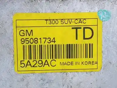 Peça sobressalente para automóvel em segunda mão intercooler por opel mokka (c76) b16dth.lvl referências oem iam 95081734  