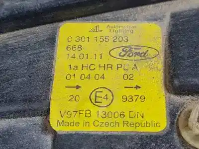Second-hand car spare part left headlight for ford puma (cce) 1.4 16v cat oem iam references v97fb13006dn  