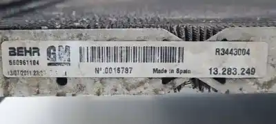 Peça sobressalente para automóvel em segunda mão radiador de água por opel meriva b a13dte referências oem iam 560961104  