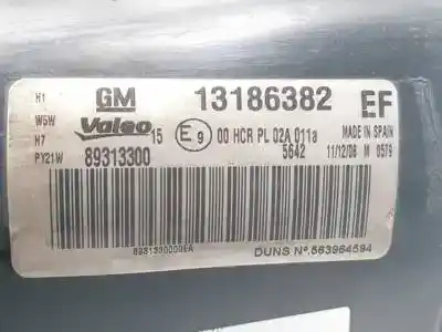 Second-hand car spare part  for OPEL CORSA D  OEM IAM references 13186382  