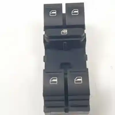 Peça sobressalente para automóvel em segunda mão botão / interruptor elevador vidro dianteiro esquerdo por volkswagen golf plus v (5m1) bkc referências oem iam 1k4959857b