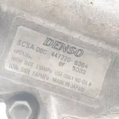 Peça sobressalente para automóvel em segunda mão compressor de ar condicionado a/a a/c por toyota corolla (e12) 1cdftv referências oem iam 4472206364 scsa06c 