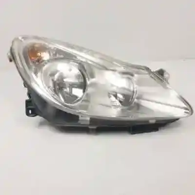 Second-hand car spare part RIGHT HEADLIGHT for OPEL CORSA D  OEM IAM references 13186382 HALÓGENO 89313300 