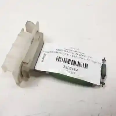 Peça sobressalente para automóvel em segunda mão RESISTÊNCIA SOFAGEM CHAUFFAGE por VOLKSWAGEN GOLF V BERLINA (1K1)  Referências OEM IAM   1K0959263A