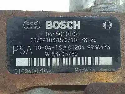 Pezzo di ricambio per auto di seconda mano pompa diniezione per citroen jumpy (g9) 9hu riferimenti oem iam 9683703780 0445010102 
