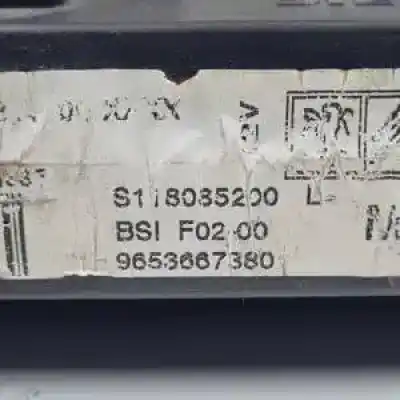 Second-hand car spare part fuse box unit for citroen c3 kfv(tu3jp) oem iam references 9653667380  