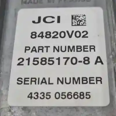 Second-hand car spare part ecu engine control for citroen c3 kfv(tu3jp) oem iam references 84820v02 9657018180 
