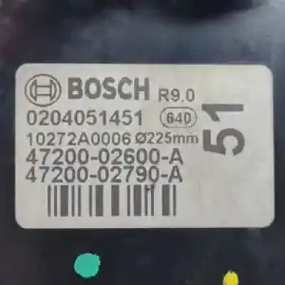 Peça sobressalente para automóvel em segunda mão servo freio por toyota auris (_e15_) 2.0 d-4d (ade150_) referências oem iam 472000260a 4720002790a 0204051451 
