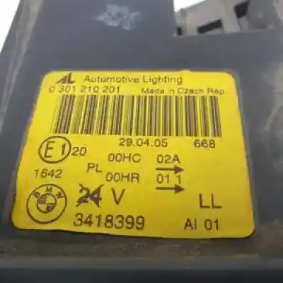 Peça sobressalente para automóvel em segunda mão farol / farolim esquerdo por bmw x3 (e83) 204d4.m47d20o2.11000441266 referências oem iam 3418399 halogeno 0301210201 