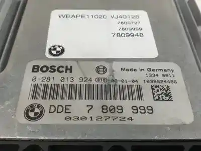 Second-hand car spare part ecu engine control for bmw x3 (e83) n47d20o0.n47d20a.11002146545 oem iam references 0281013924 7809999 