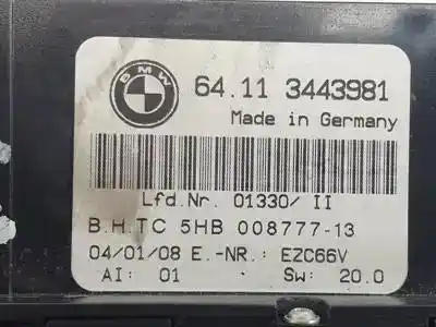 Peça sobressalente para automóvel em segunda mão comando de sofagem (chauffage / ar condicionado) por bmw x3 (e83) n47d20o0.n47d20a.11002146545 referências oem iam 64113443981  