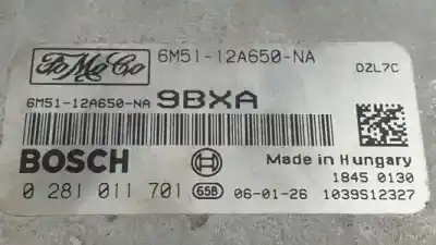 Second-hand car spare part ecu engine control for ford focus c-max (cap) hhda.hhdb oem iam references 0281011701 6m5112a650na 