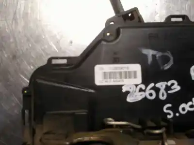Автозапчастина б/у замок заднього правого дверя для skoda octavia ii combi (1z5) 1.9 tdi посилання на oem iam 7l0839016  