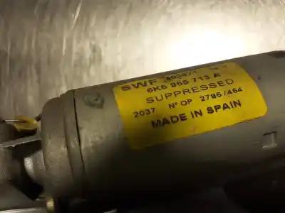 Second-hand car spare part rear windshield wiper motor for seat ibiza (6k) 1.4 oem iam references 6k6955713a