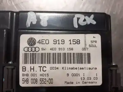 Автозапчасти б/у климат-контроль за audi a8 (4e2) 3.7 quattro ссылки oem iam 4e091158  