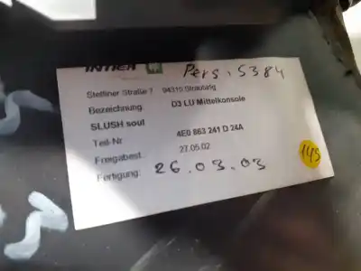 Автозапчасти б/у центральный подлокотник за audi a8 (4e2) 3.7 quattro ссылки oem iam 4e0863241d24a  