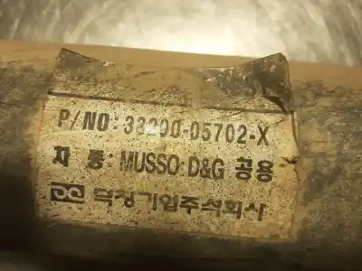 Pezzo di ricambio per auto di seconda mano trasmissione centrale per ssangyong musso 2.9 d riferimenti oem iam 3320005702x  
