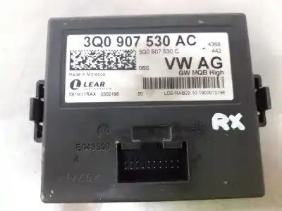 Second-hand car spare part electronic module for seat leon (5f1) fr fast lane oem iam references 3q0907530ac  