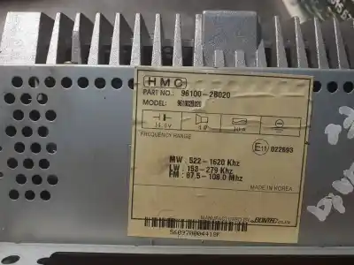İkinci el araba yedek parçası SES SISTEMI / RADYO CD için HYUNDAI SANTA FE (BM)  OEM IAM referansları 961002B020  