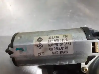 Second-hand car spare part rear windshield wiper motor for seat ibiza (6k) 1.9 tdi oem iam references 6k6955711c