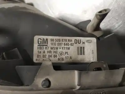 Piesă de schimb auto la mâna a doua FAR DREAPTA pentru OPEL ASTRA G BERLINA  Referințe OEM IAM 90520878RH  