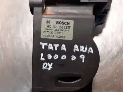 Second-hand car spare part accelerator pedal for tata aria (4x2) 2.2l dicor 12 oem iam references 0280755151  