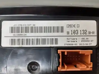 Pezzo di ricambio per auto di seconda mano PANNELLO DEGLI STRUMENTI per CITROEN C4 CACTUS  Riferimenti OEM IAM 9810313280  